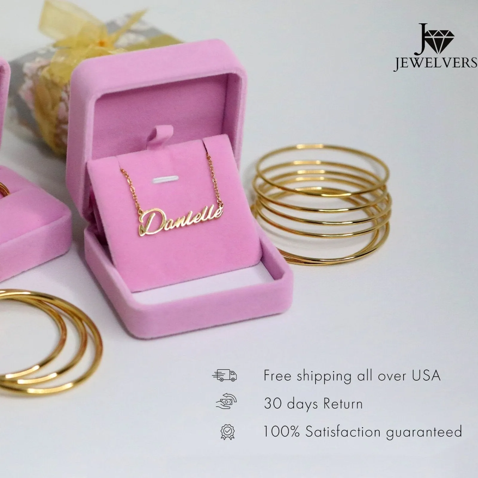 14K Gold-Filled Heart Initial Bracelet | Custom Bracelet | Personalized Letter Bracelets