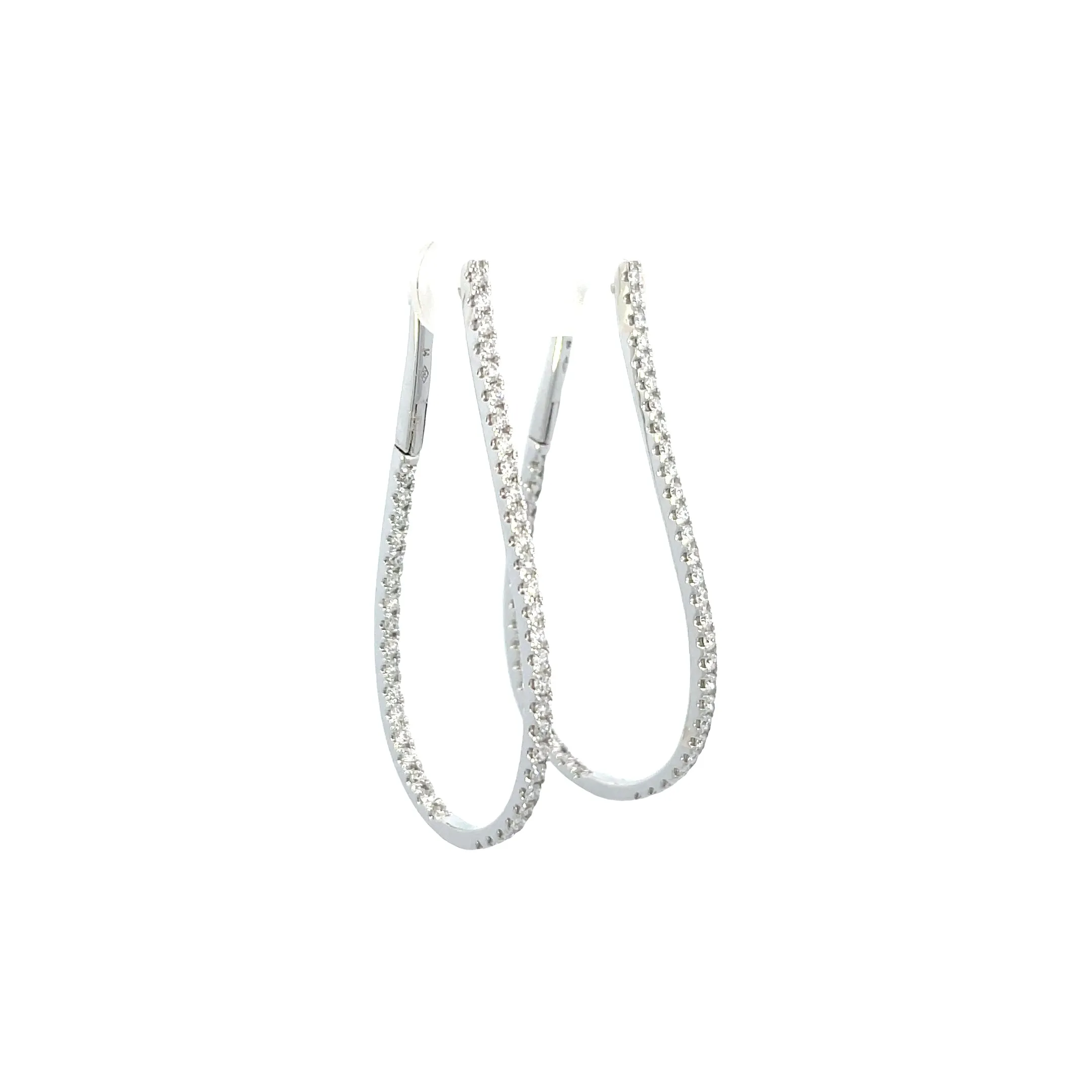 18KW Diamond Earrings