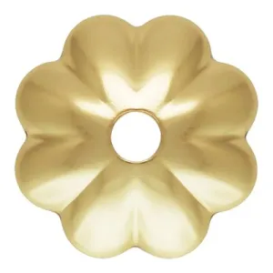 5mm 14K Gold Filled Flower Bead Cap - 10 Pieces
