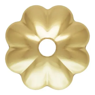 5mm 14K Gold Filled Flower Bead Cap - 10 Pieces