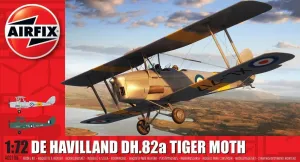 Airfix Aircraft 1/72 DeHavilland Tiger Moth WWII BiPlane Kit Airfix Aircraft 1/72 DeHavilland Tiger Moth WWII BiPlane Kit