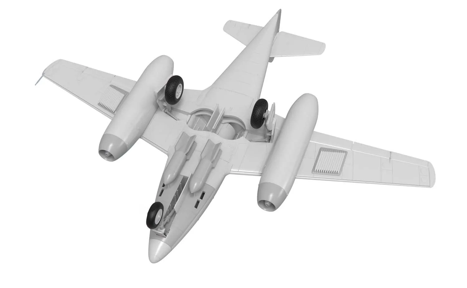 Airfix Aircraft 1/72 Messerschmitt Me262A2A Fighter Kit