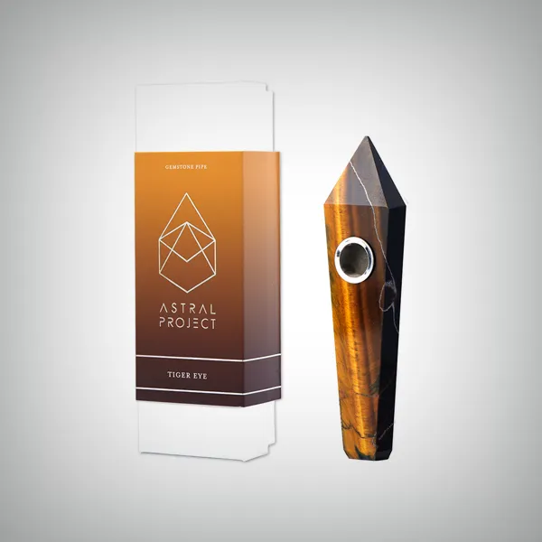 Astral Project Gemstone Hand Pipe