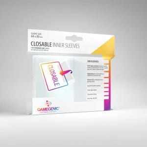 Closable Inner Sleeves 100 Pack Closable Inner Sleeves 100 Pack
