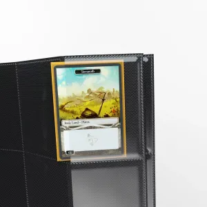 Gamegenic Side Loading 18 Pocket Trading Card Page Black Gamegenic Side Loading 18 Pocket Trading Card Page Black