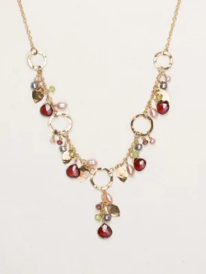 Holly Yashi Fairy Garden Necklace - Pomegranate