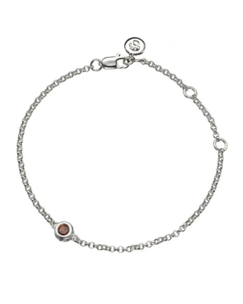 January Birthstone Bracelet-Garnet