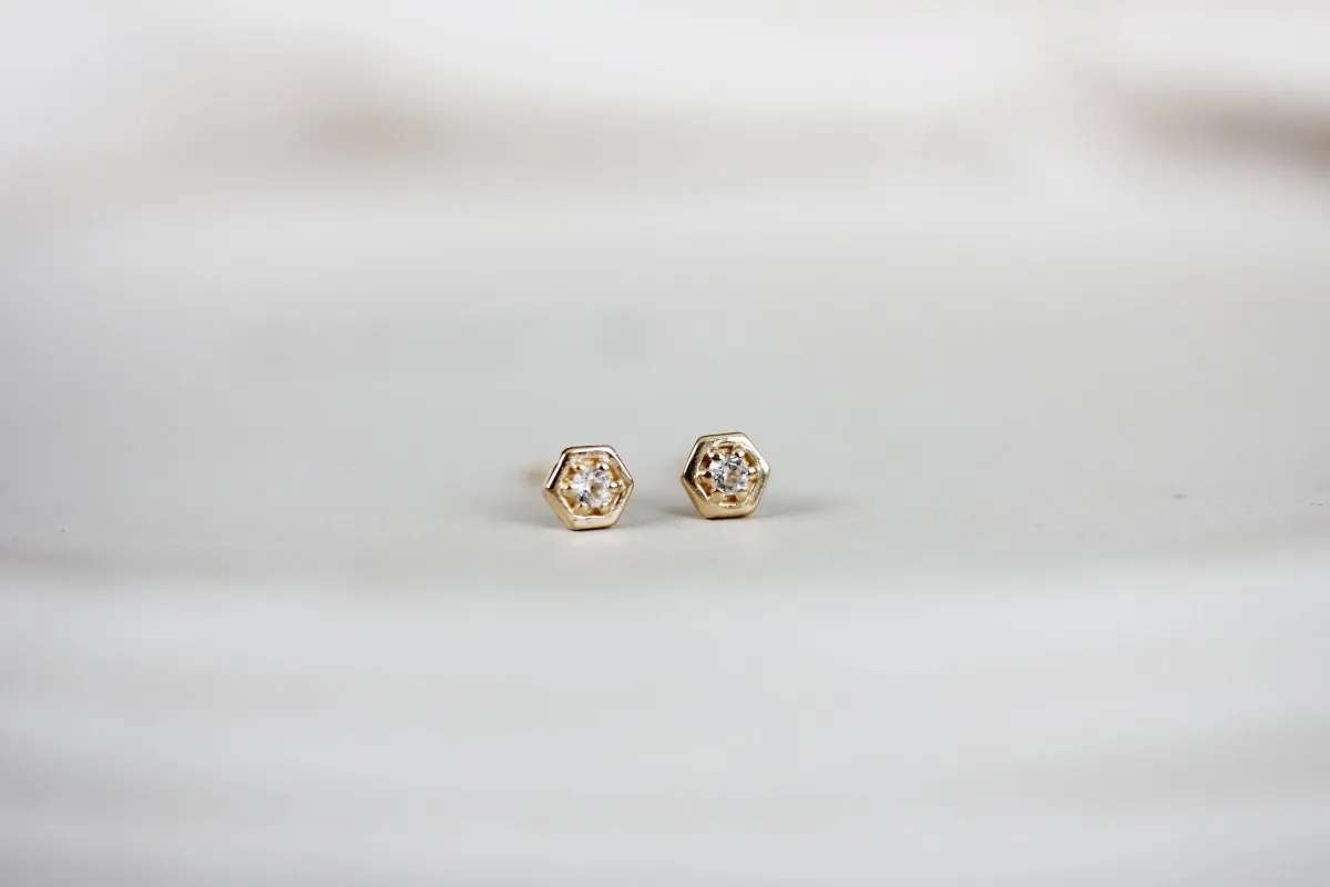 Little Gold Nora Studs