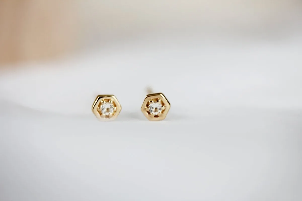 Little Gold Nora Studs