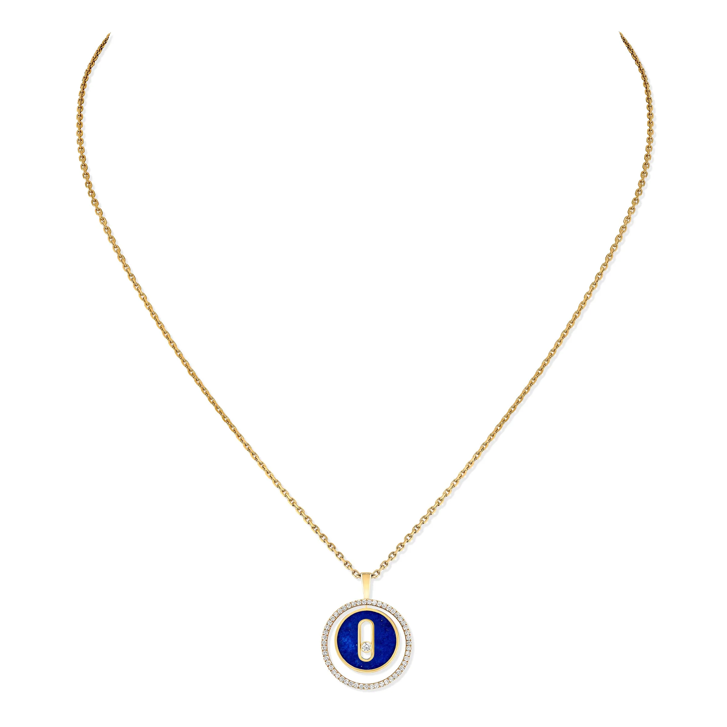 Messika Lucky Move Diamond and Lapis Lazuli Necklace