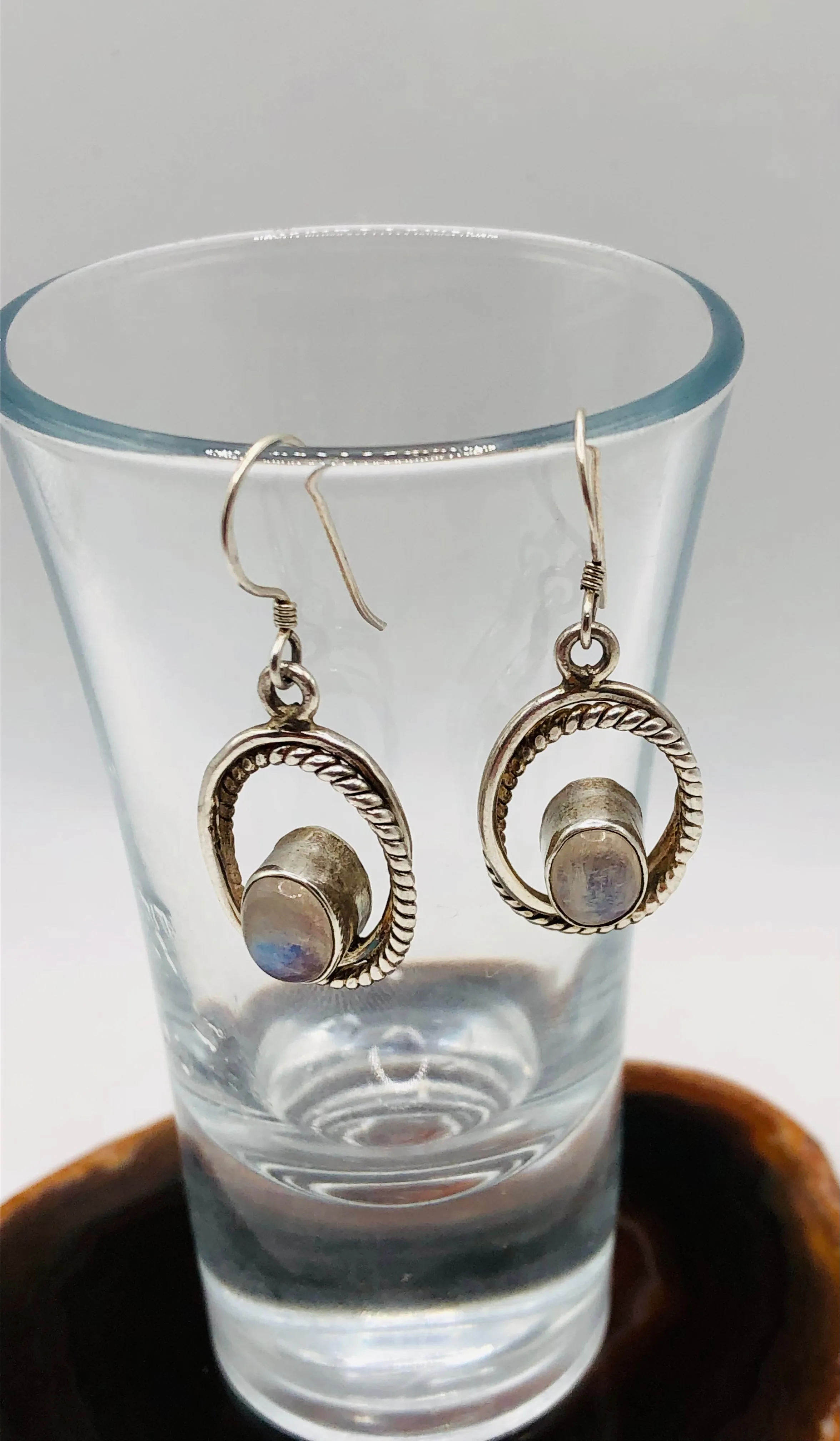 Moonstone Rope Earrings