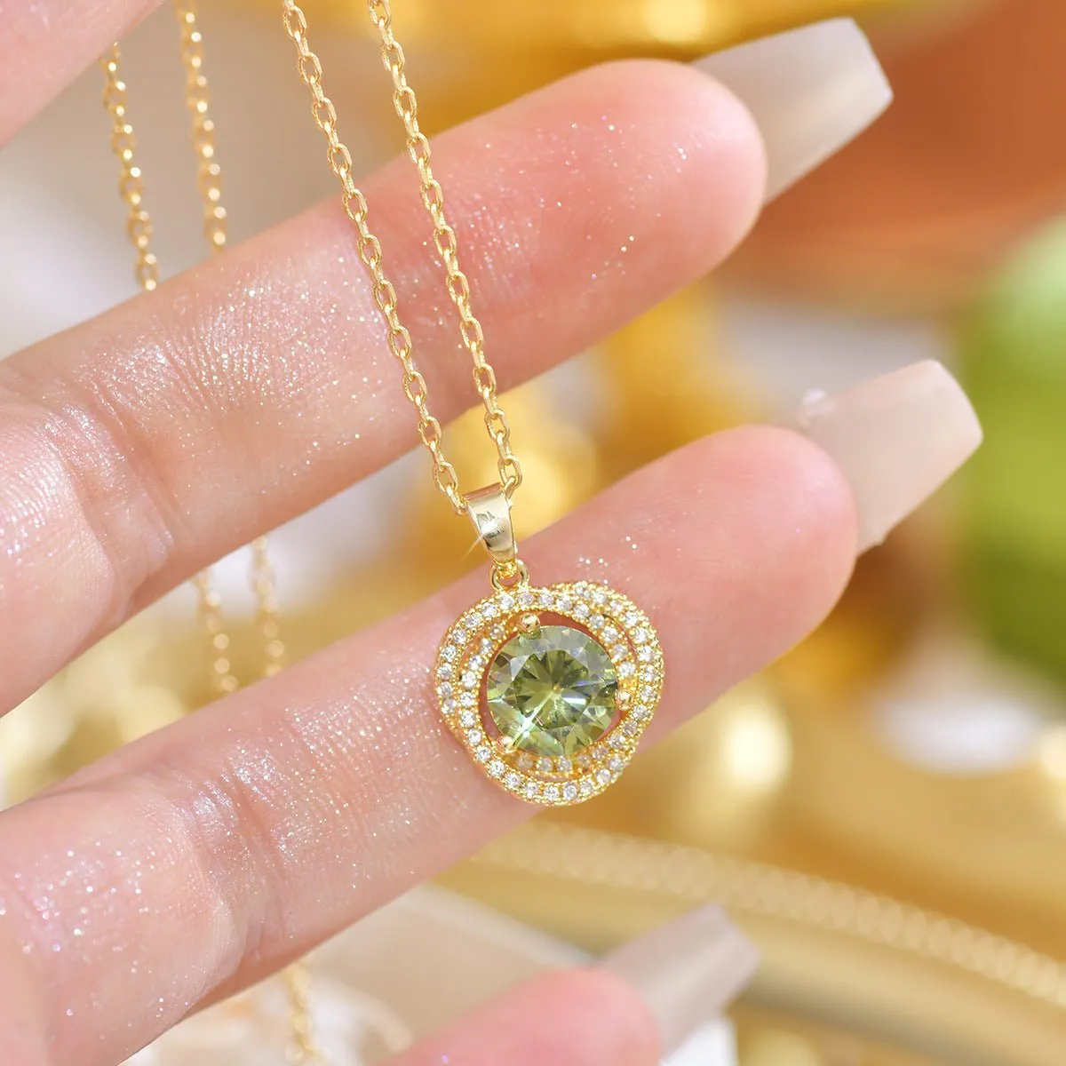 Peridot Necklace - Ivana