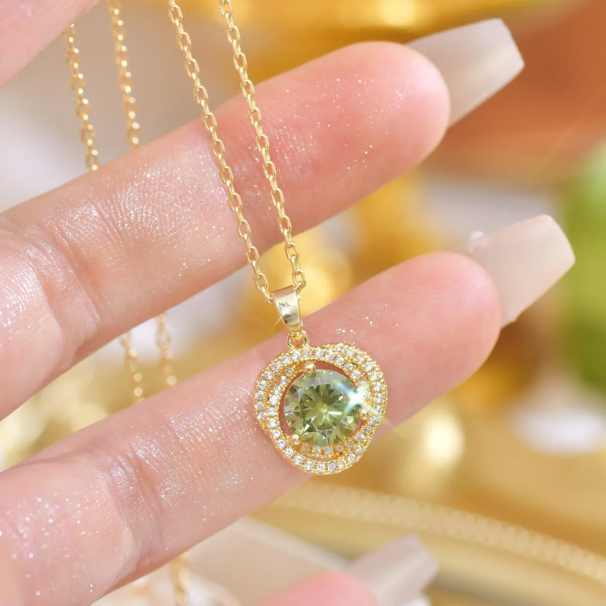 Peridot Necklace - Ivana
