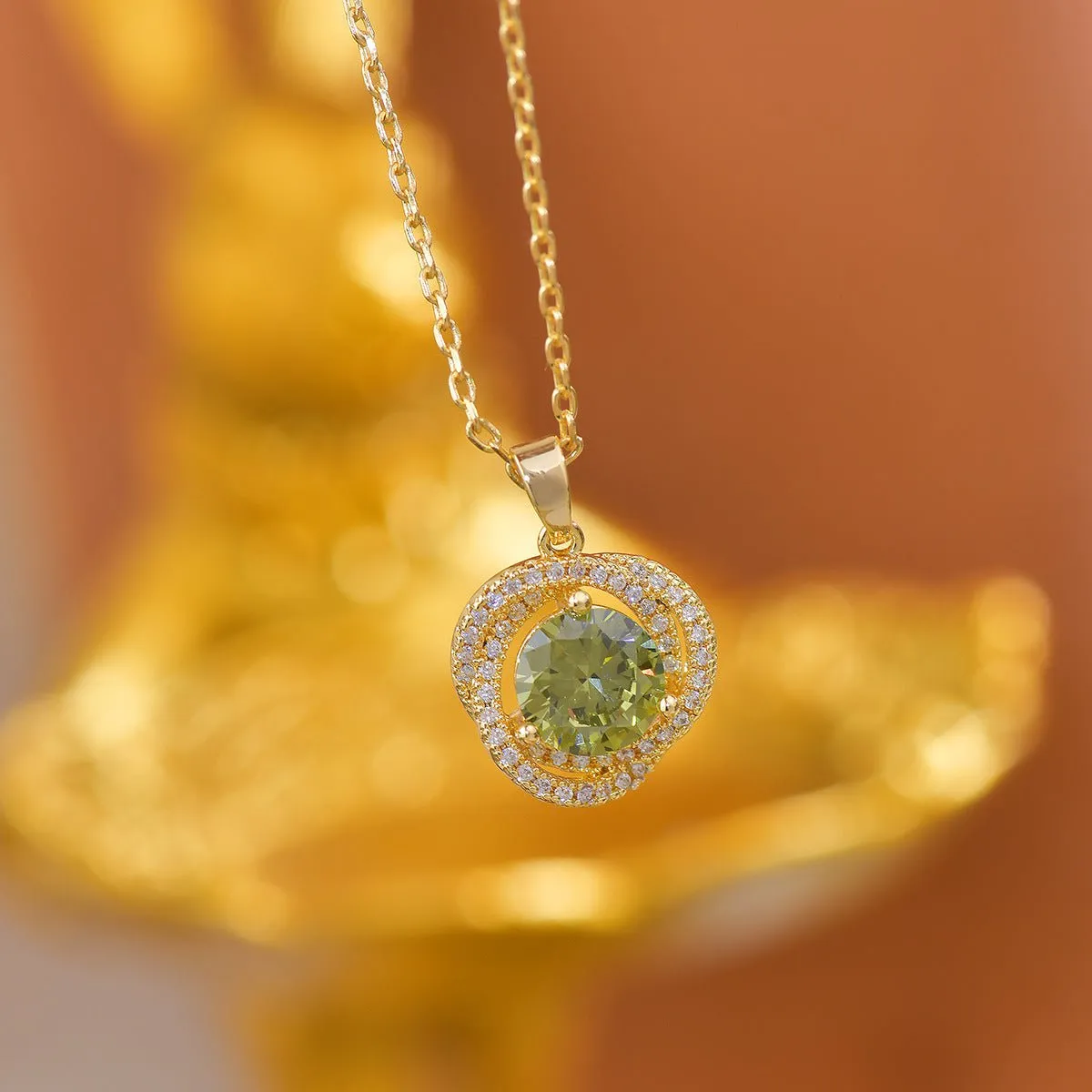 Peridot Necklace - Ivana