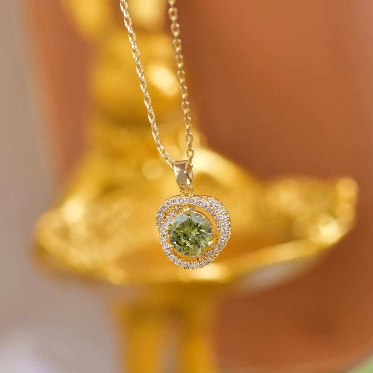 Peridot Necklace - Ivana