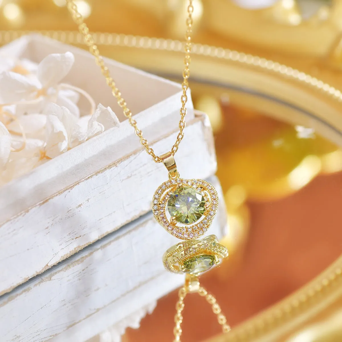 Peridot Necklace - Ivana