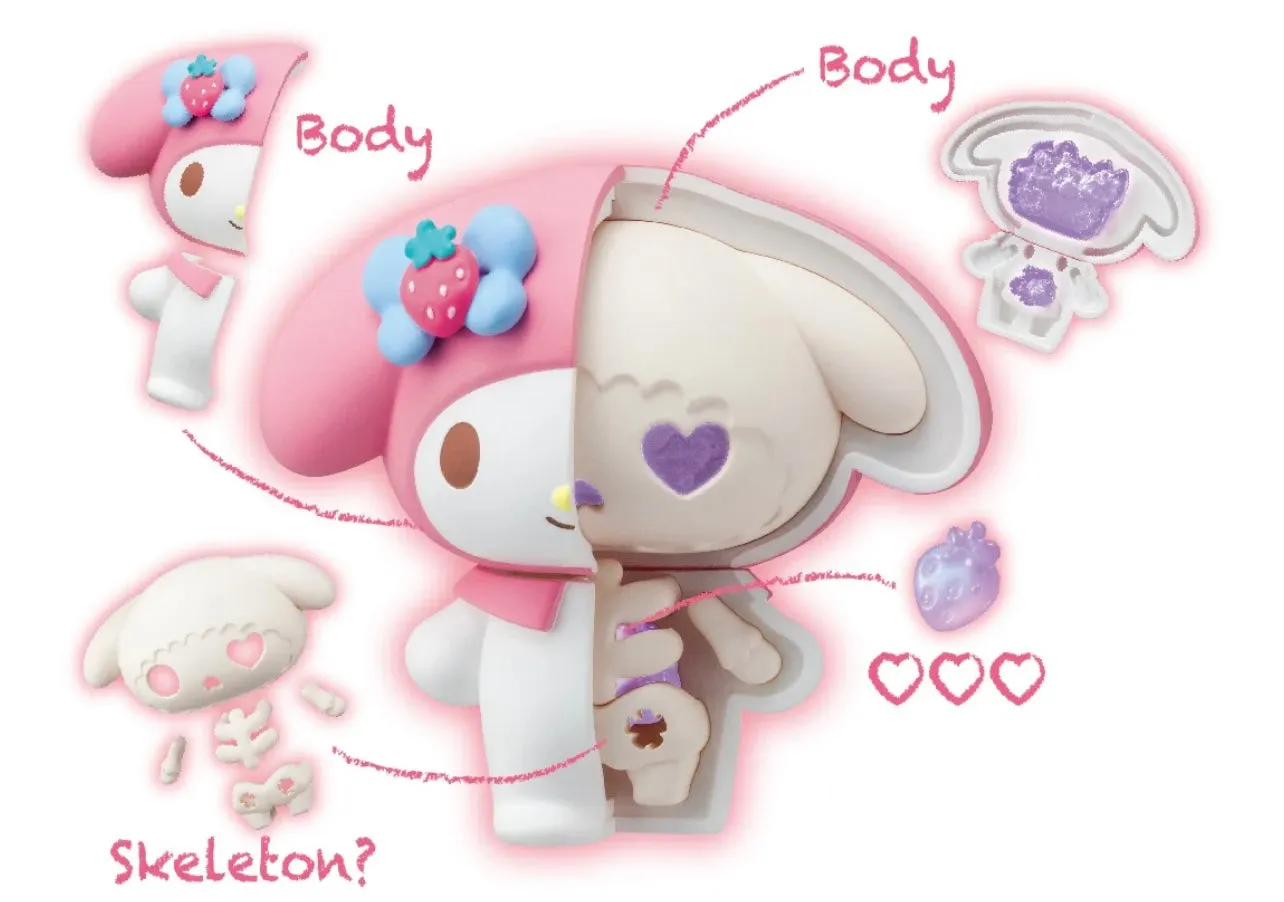 Sanrio Kaitai Fantasy / Kuromi / My Melody/ Pompompurin/ Cinnamoroll / Blind Box Figure 2023 55mm Japan