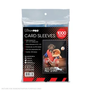 Ultra Pro Soft Trading Card Penny Sleeves 1000ct Ultra Pro Soft Trading Card Penny Sleeves 1000ct